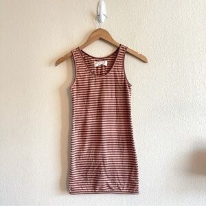 Demylee New York Striped Pima Cotton Tank Top Sleeveless Women's Size XS